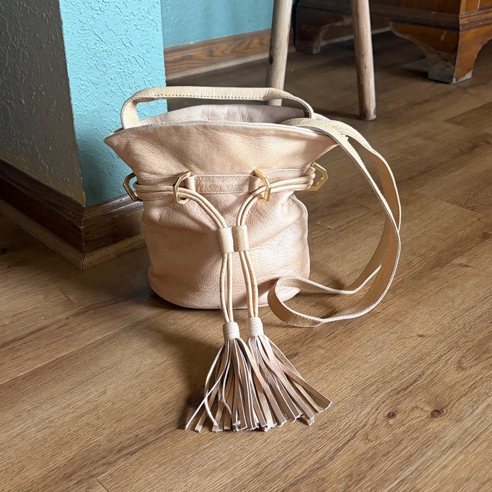 Cleobella leather hobo bucket bag purse